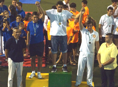 Manuel Tejero, único granadino en subirse al pódium 