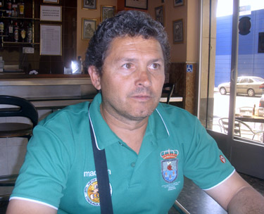 Lucas Sánchez, entrenador del Águilas de Zujaira (LÁZARO)