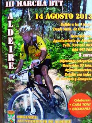 Cartel de la III Marcha Aldeire (GRJ)