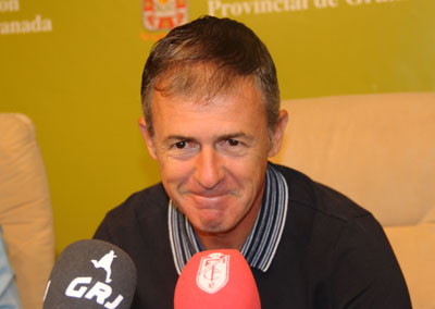 Lucas Alcaraz durante la rueda de prensa 