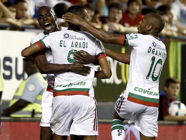 El-Arabi marcó el primer tanto (TERRA.ES)