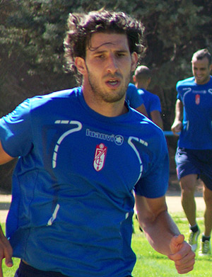 Diego Mainz durante un entrenamiento (GRJ)