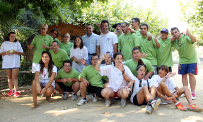 Francisco Rodríguez junto a los participantes en el campus 