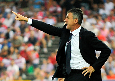 Lucas se mostró algo descontento por la actuacion arbitral (GRJ)