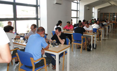 Varias partidas del Torneo de Guadix 