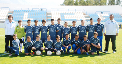 El equipo infantil calienta motores 