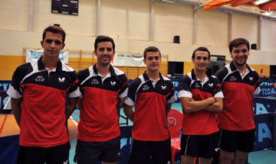 José Manuel Ruiz junto a sus compañeros 