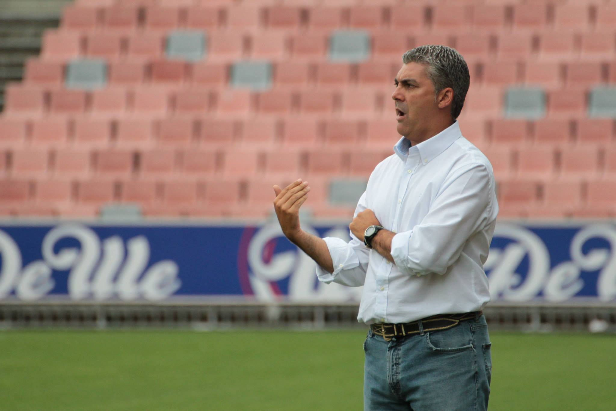 Joseba Aguado, entrenador del Granada B (JOSE MANUEL ROMERO)