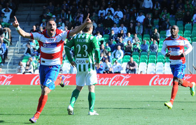 Martins celebra el tanto conseguido contra el Betis (BALDOMERO)