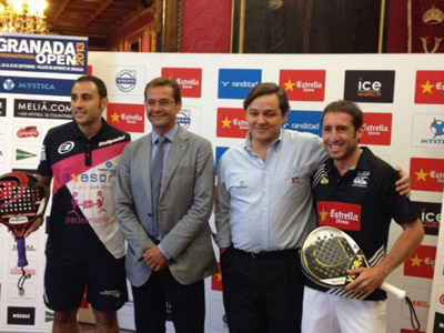 Presentación del torneo de pádel en Granada 