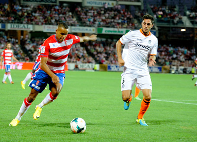 El Arabi no está teniendo fortuna en los últimos encuentros (BALDOMERO)