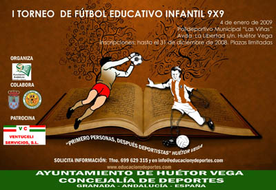 Cartel del Torneo que se celebró el pasado domingo en Huétor Vega (GRJ)