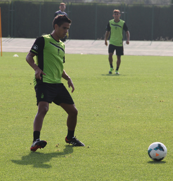 Recio ha vuelto a los entrenamientos 