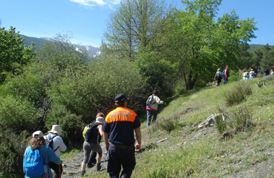 El senderismo será una de las actividades a realizar 