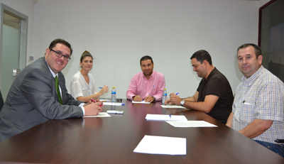 Cordero preside el encuentro entre ambas partes 