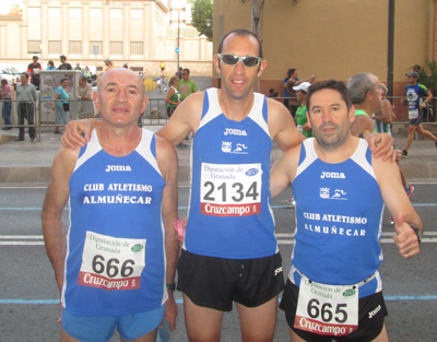 Integrantes del Club de atletismo Almuñécar 