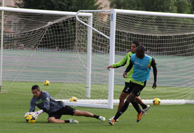 Roberto ha vuelto a entrenar con normalidad (GRJ)