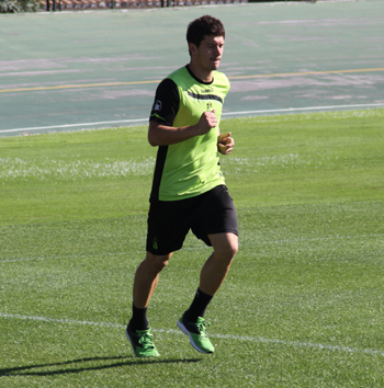 Piti no ha podido entrenar con normalidad