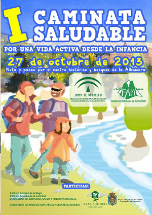 Cartel de la caminata 