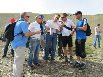 Visita de los técnicos a Sierra Nevada