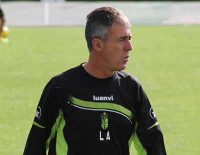 Lucas Alcaraz durante un entrenamiento (GRJ)