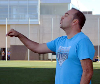 Manolo Rojas, técnico del Motril Atlético C.D. (LÁZARO)