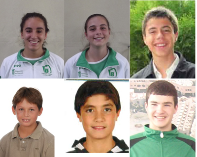 Los seis representantes granadinos 
