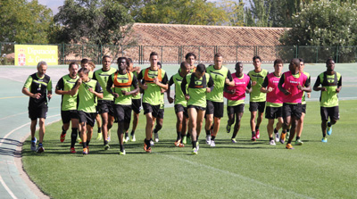 El grupo vuelve al trabajo en una semana sin partido oficial (GRJ)