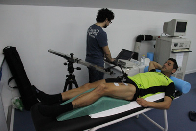 Riki durante una de las pruebas 