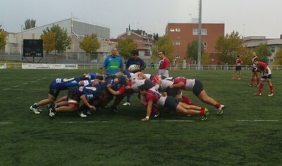 Melé durante el partido entre Industriales y Universidad de Granada (ANTONIO FIGUERAS)