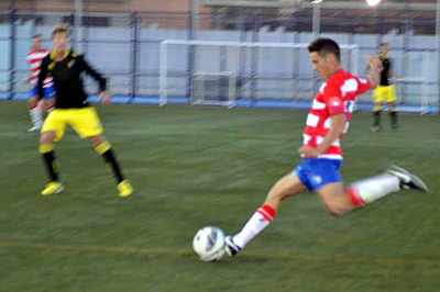 Victoria del Granada C.F. frente al Cádiz C.F. en el `Miguel Prieto`