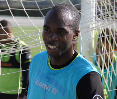 Nyom se ha mostrado sonriente en todo momento 