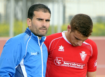 Sergio Gómez, a la izquierda, vuelve a jugar a los 37 años 