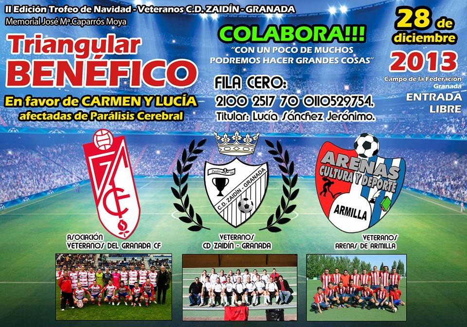 Cartel del Memorial José Mª Caparrós que se disputará en fechas navideñas