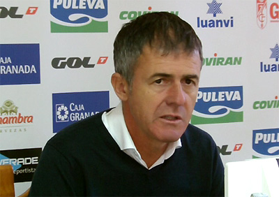 Lucas Alcaraz en un momento de la rueda de prensa previa (GRJ)