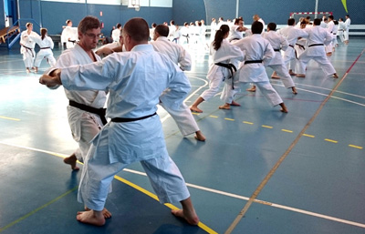 Unos 60 karatekas se dieron cita en la Ciudad Deportiva de Maracena (GRJ)