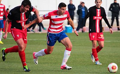 El Granada quiere aprovechar la racha goleadora de sus hombres de arriba (J.M. ROMERO)