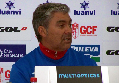 Aguado espera conseguir los tres puntos ante el Lucena (GRJ)