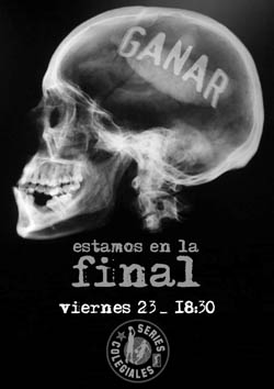Cartel de la final de las Series Colegiales