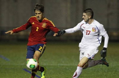 Marín con la selección española 