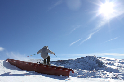 El Snowpark Sulayr ya aestá en funcionamiento 