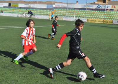 Uno de los numerosos partidos disputados en la Guadix Cup