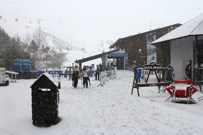 La nevada ha sido copiosa 