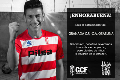 Pilsa lucirá en las camisetas del Granada 