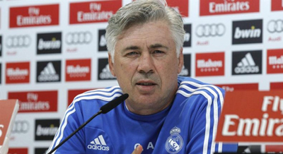 Carlo Ancelotti en rueda de prensa 