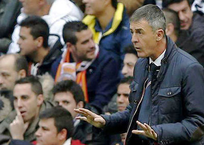 Alcaraz pide calma a los suyos desde la banda del Bernabéu (TERRA.ES)