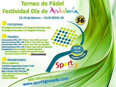 Cartel del Torneo conmemorativo 