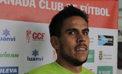 Recio ha atendido a los medios tras el entrenamiento (GRJ)