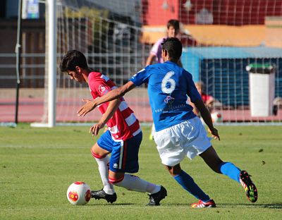 Adolfo es duda para el partido contra el Almería B (JM ROMERO)
