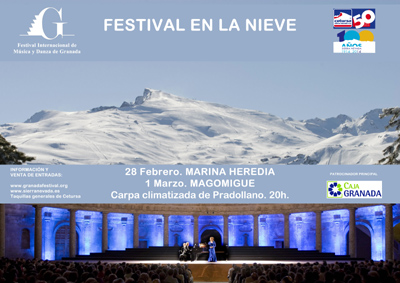 Cartel del Feastival en la Nieve 